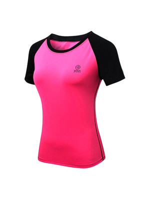 Ladies Compression Shirt Short Sleeve