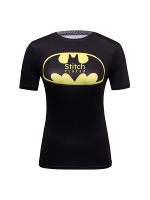 Ladies Compression Shirt Short Sleeve