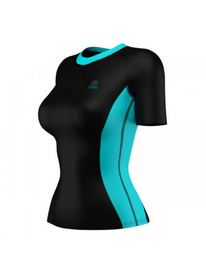 Ladies Compression Shirt Short Sleeve