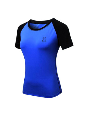 Ladies Compression Shirt Short Sleeve